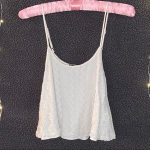 Crop White Cami
